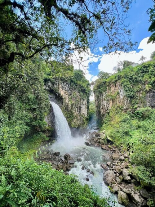 Senderismo Cascada de Texolo por Santa Rosa.